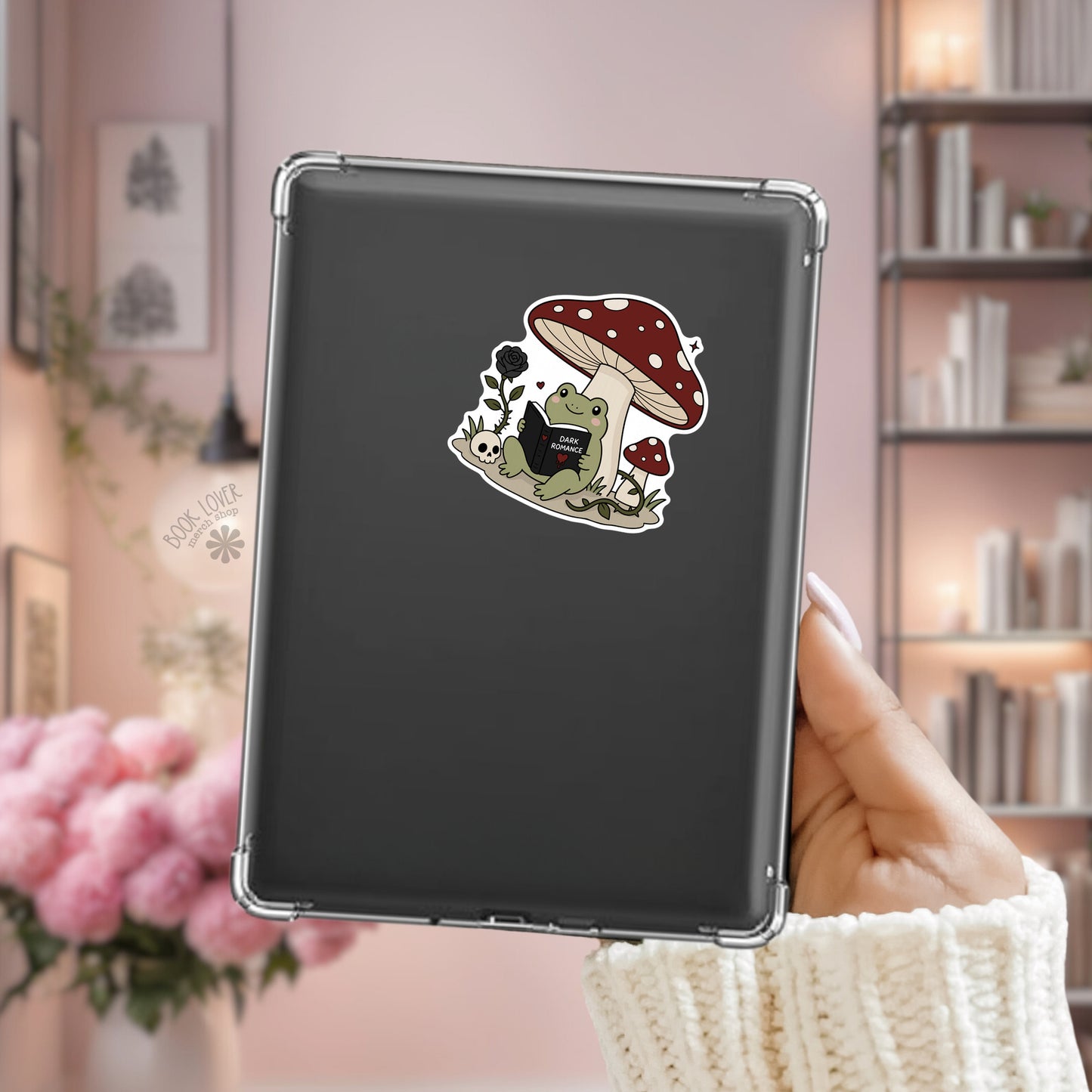 Dark Romance Frog Sticker | Dark Reader | Kindle Decal