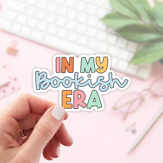 In My Bookish Era Stickers / Bookish Stickers / Book Lover Gift / Bookish Merch / Kindle Sticker / Smut Reader / Reading Lover / E-Reader