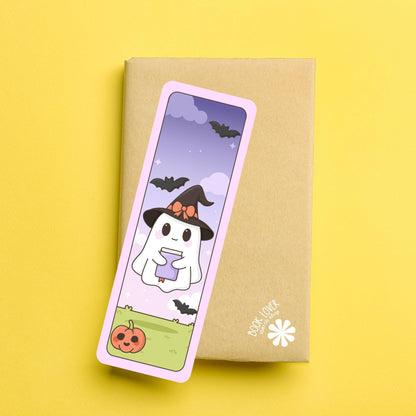 Cute Ghost Bookmark / Halloween Bookish Bookmark / Book Lover Gift / Bookish Merch / Fall Reader / Reading Lover
