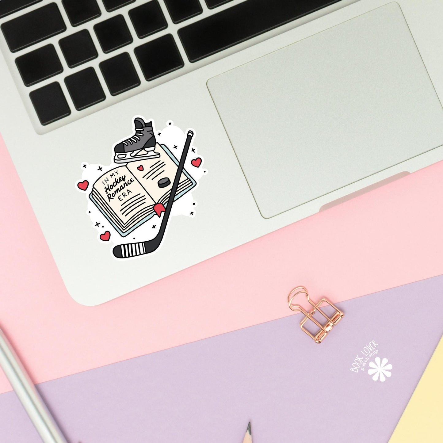 In My Hockey Romance Era Stickers / Bookish Stickers / Book Lover Gift / Bookish Merch / Kindle Sticker / Smut Reader / Reading Lover