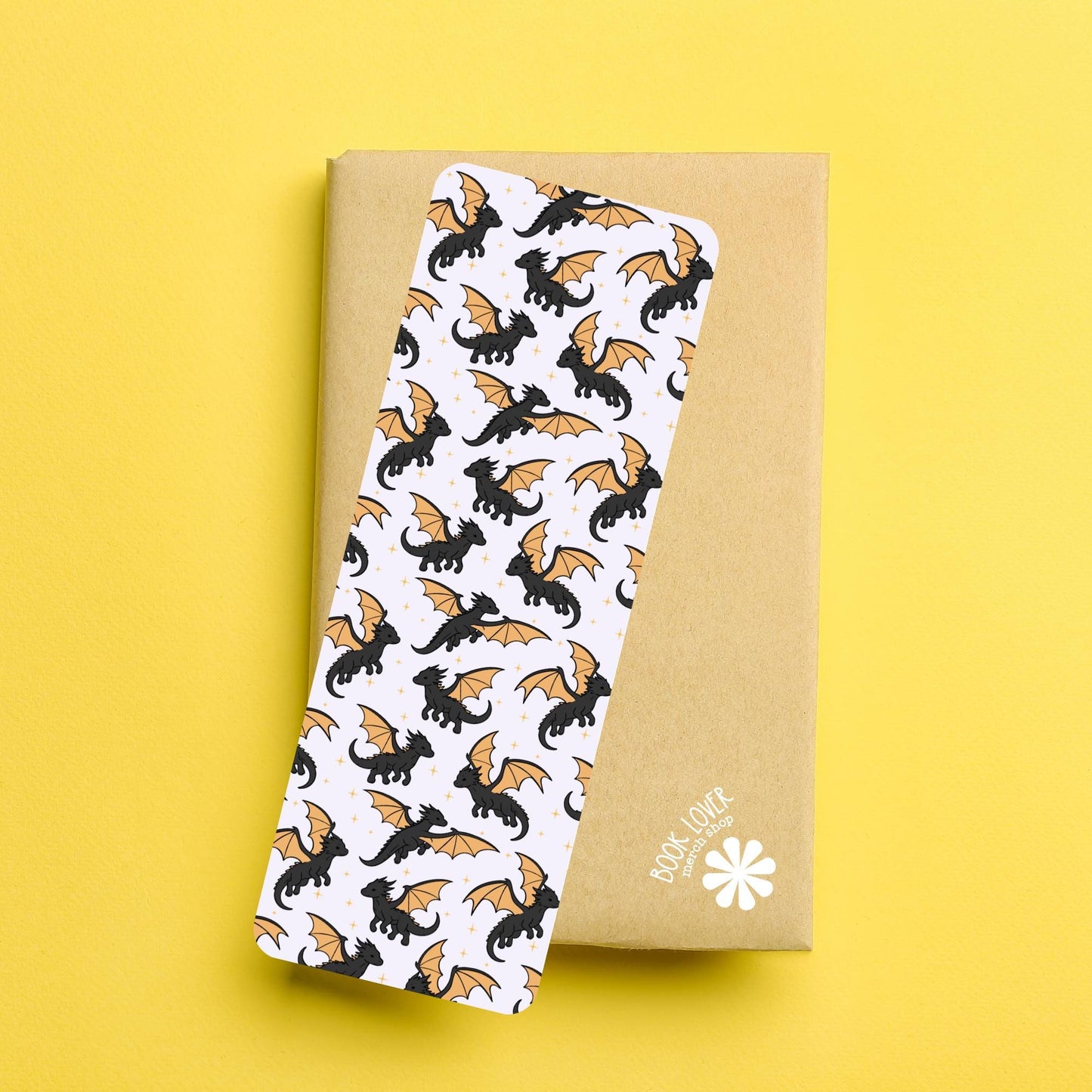 Black Dragons Bookmark / Fantasy Bookish Bookmark / Book Lover Gift / Bookish Merch / Fantasy Reader / Reading Lover