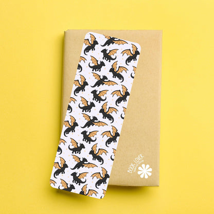 Black Dragons Bookmark / Fantasy Bookish Bookmark / Book Lover Gift / Bookish Merch / Fantasy Reader / Reading Lover