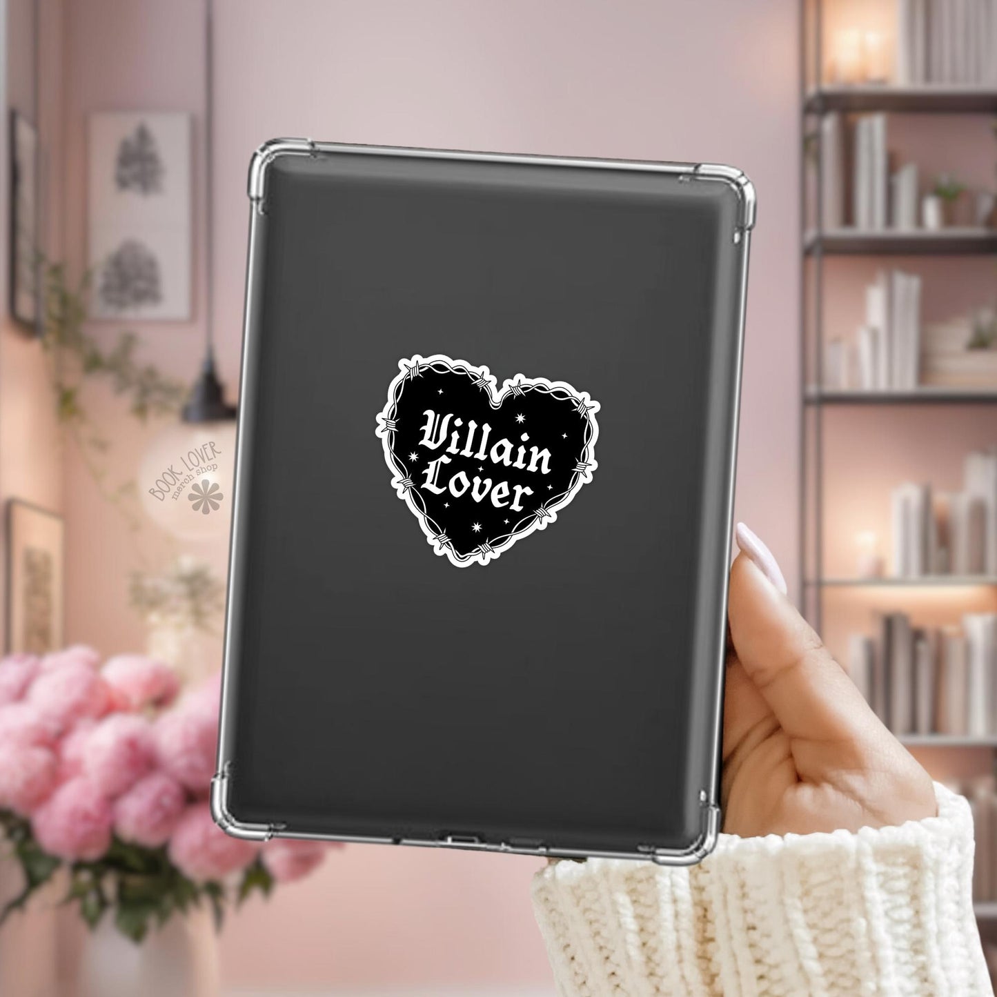 Villain Lover Stickers / Bookish Stickers / Book Lover Gift / Bookish Merch / Kindle Sticker / Smut Reader / Reading Lover / E-Reader