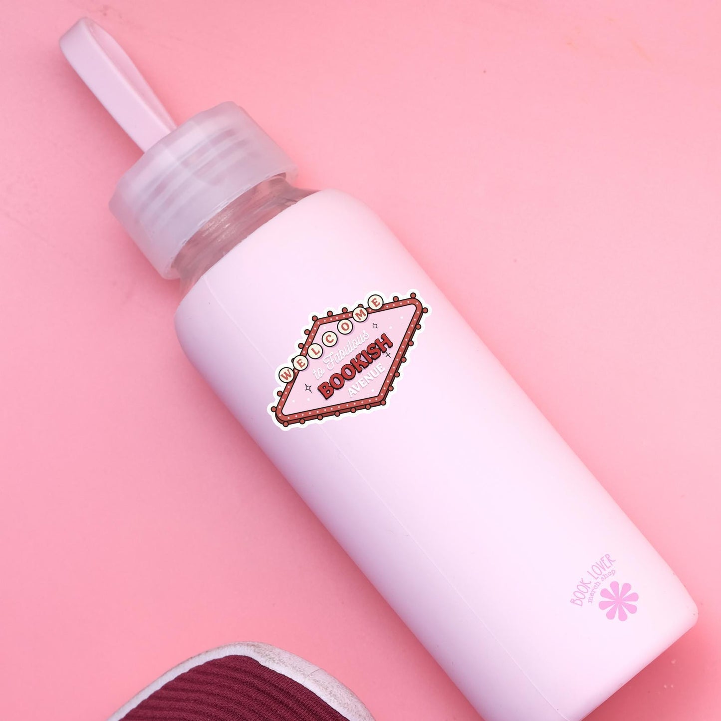 Welcome To Fabulous Bookish Avenue Stickers / Bookish Stickers / Book Lover Gift / Bookish Merch / Kindle Sticker / Reading Lover