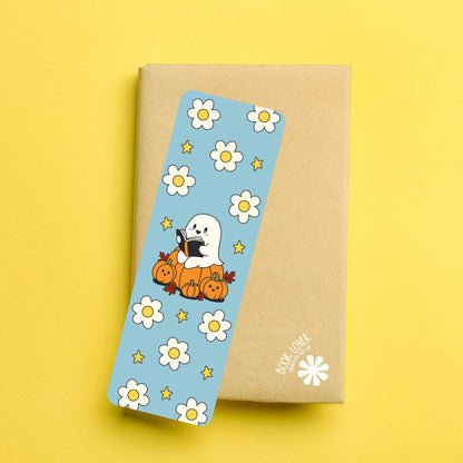 Bookish Ghost Reading Bookmark  / Halloween Bookish Bookmark / Book Lover Gift / Bookish Merch / Smut Reader / Reading Lover