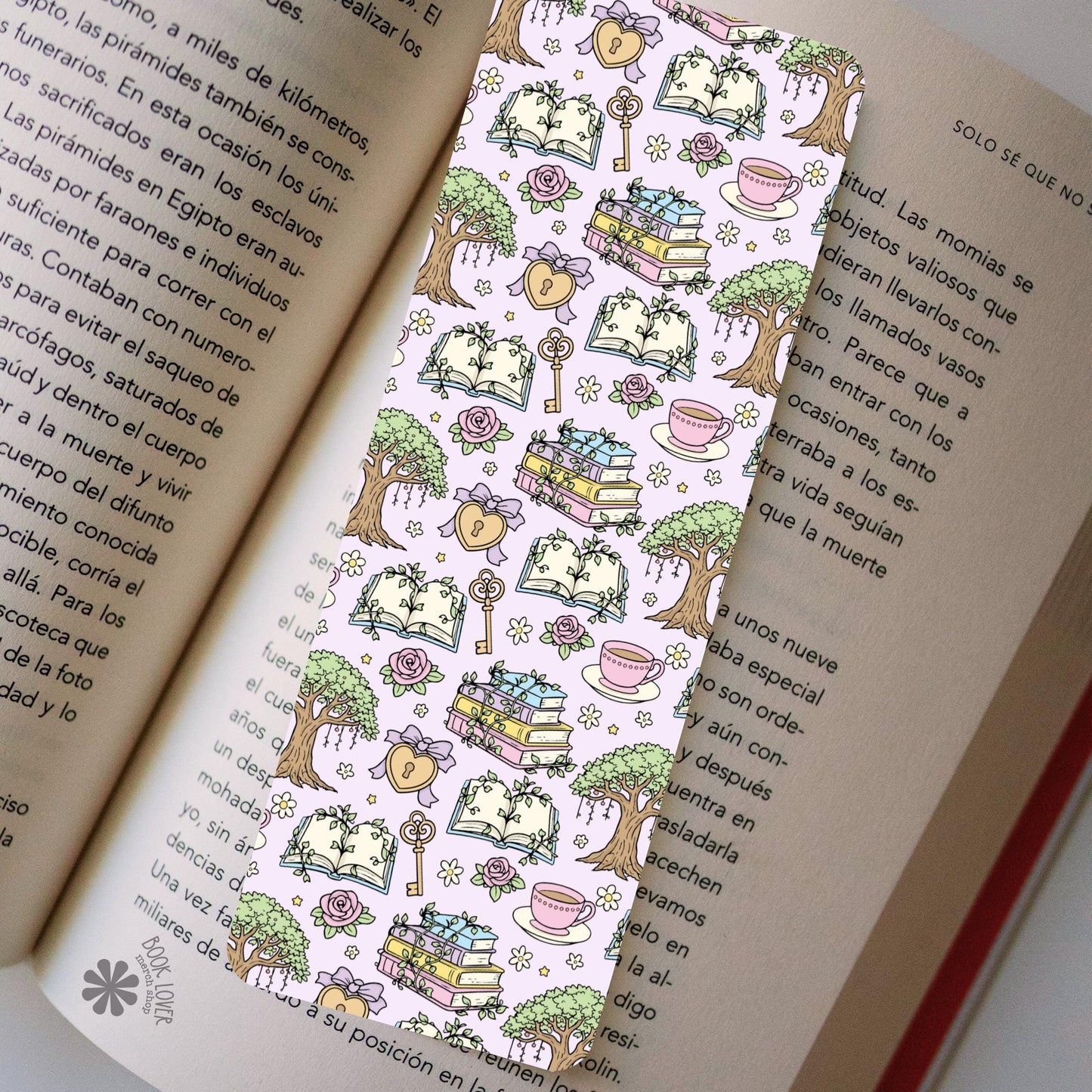 Enchanted Forest Bookmark / Whimsical Bookish Bookmark / Book Lover Gift / Bookish Merch / Reading Lover