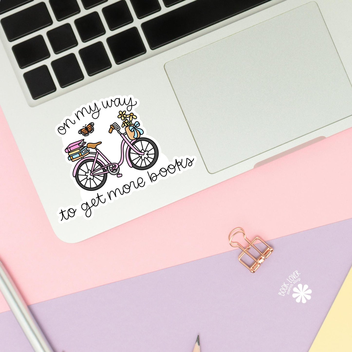 On My Way To Get More Books Stickers / Bookish Stickers / Book Lover Gift / Bookish Merch / Kindle Sticker / Reading Lover / E-Reader