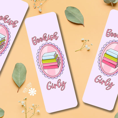 Bookish Girly Bookmark / Pink Bookmark / Book Lover Gift / Bookish Merch / Smut Reader / Reading Lover