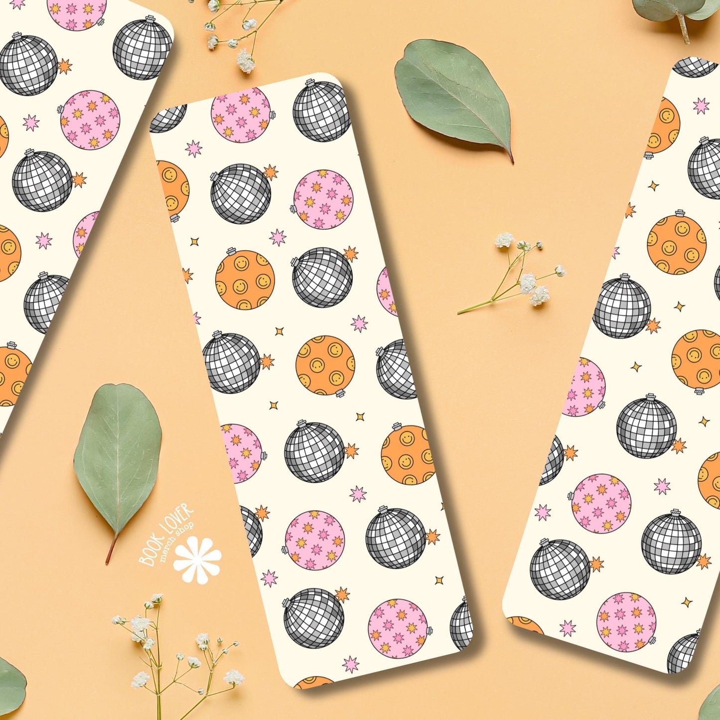 Groovy Christmas Disco Bookmark / Bookish Bookmark / Book Lover Gift / Bookish Merch / Smut Reader / Reading Lover