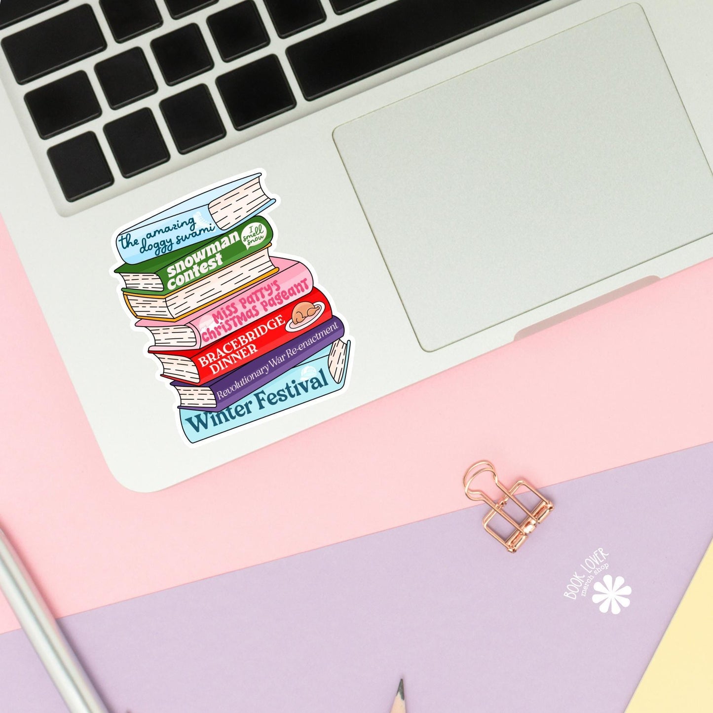 Gilmore Christmas Stickers / Bookish Stickers / Book Lover Gift / Bookish Merch / Kindle Sticker / Smut Reader / Reading Lover / E-Reader