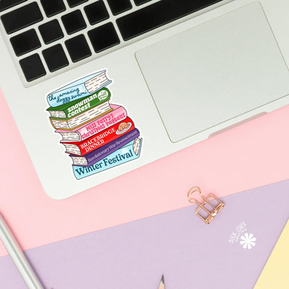 Gilmore Christmas Stickers / Bookish Stickers / Book Lover Gift / Bookish Merch / Kindle Sticker / Smut Reader / Reading Lover / E-Reader