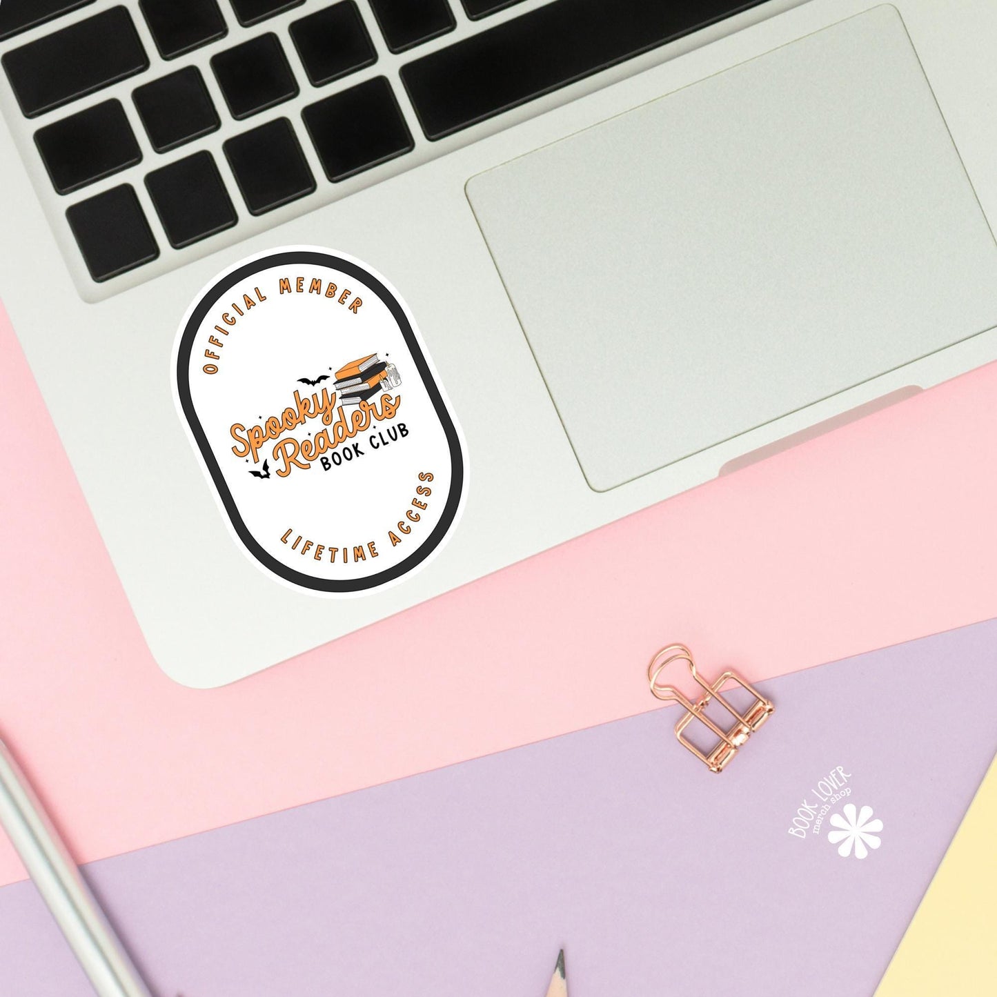 Halloween Spooky Readers Book Club Stickers / Bookish Stickers / Book Lover Gift / Bookish Merch / Kindle Sticker / Smut Reader