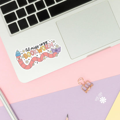 Cozy Bookworm Stickers / Bookish Stickers / Book Lover Gift / Bookish Merch / Kindle Sticker / Smut Reader / Reading Lover / E-Reader