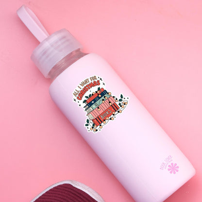 All I Want For Christmas is Books Stickers / Bookish Stickers / Book Lover Gift / Bookish Merch / Kindle Sticker / Smut Reader