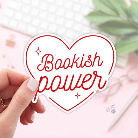 Bookish Power Stickers / Bookish Stickers / Book Lover Gift / Bookish Merch / Kindle Sticker / Smut Reader / Reading Lover / E-Reader