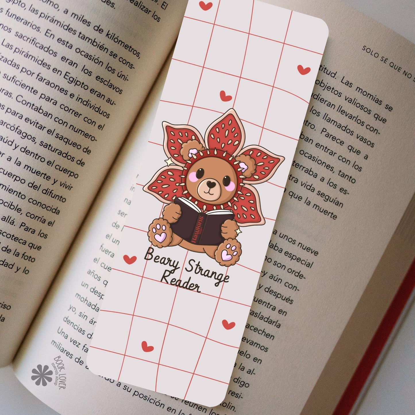 Beary Strange Reader Bookmark / Bear Bookish Bookmark / Book Lover Gift / Bookish Merch / Smut Reader / Reading Lover