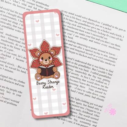 Beary Strange Reader Bookmark / Bear Bookish Bookmark / Book Lover Gift / Bookish Merch / Smut Reader / Reading Lover