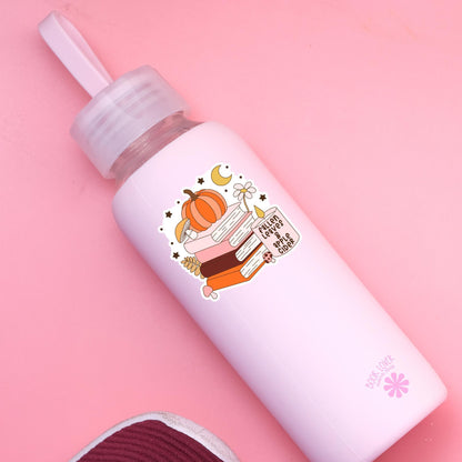 Autumn Books and Candle Stickers / Bookish Stickers / Book Lover Gift / Bookish Merch / Kindle Sticker / Smut Reader / Reading Lover