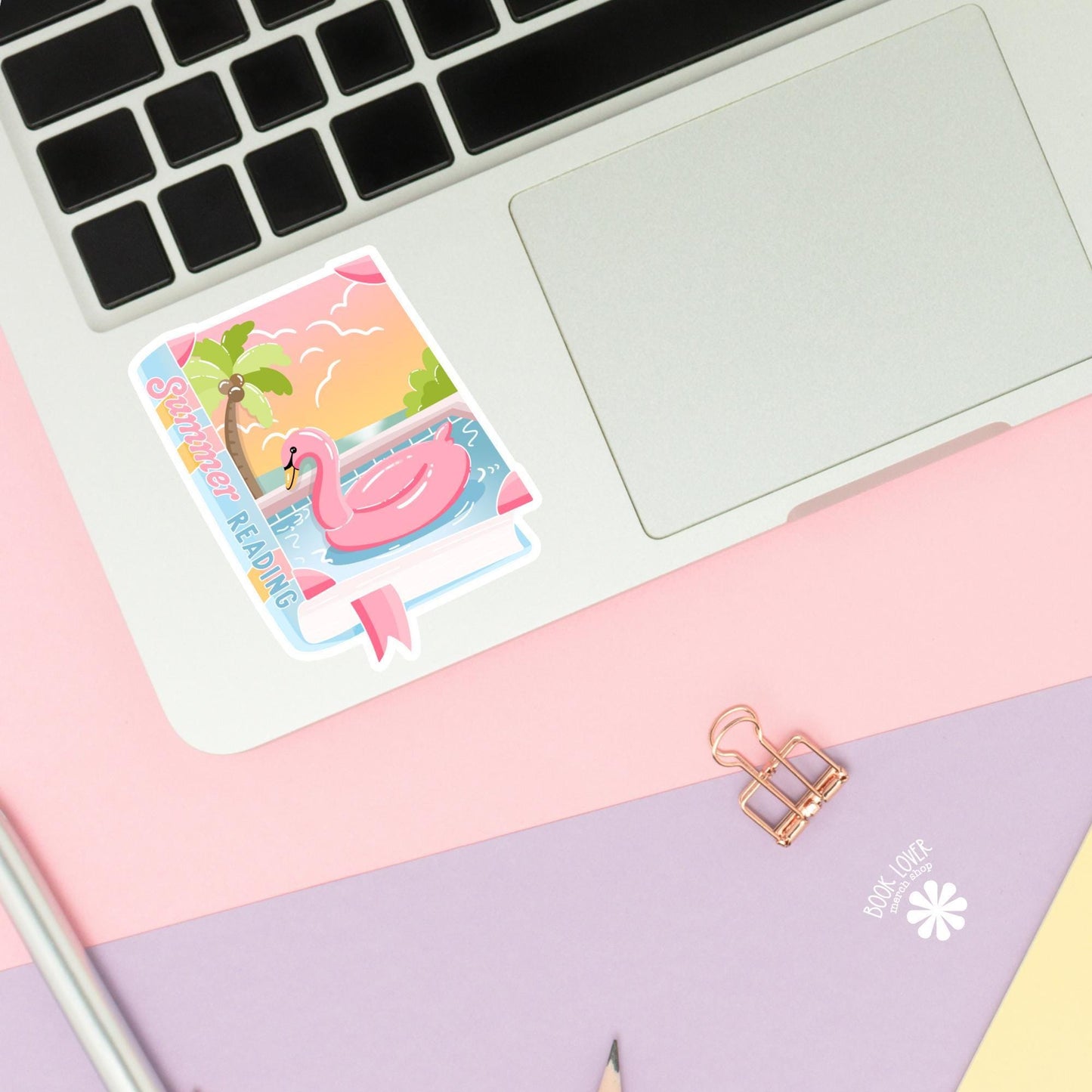 Summer Reading Stickers / Bookish Stickers / Book Lover Gift / Bookish Merch / Kindle Sticker / Smut Reader / Reading Lover / E-Reader