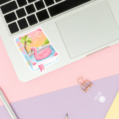Summer Reading Stickers / Bookish Stickers / Book Lover Gift / Bookish Merch / Kindle Sticker / Smut Reader / Reading Lover / E-Reader