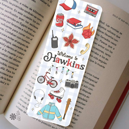 Welcome to Hawkins Bookmark / Strange Bookish Bookmark / Book Lover Gift / Sci-Fi Bookish Merch / Smut Reader / Reading Lover