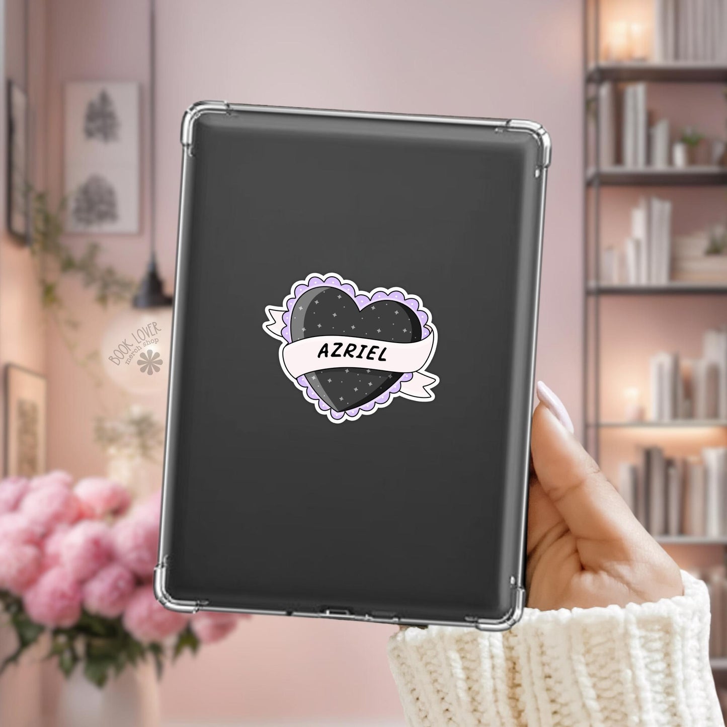 Azriel Stickers / ACOTAR / Bookish Stickers / Book Lover Gift / Bookish Merch / Kindle Sticker / Romantasy Reader / Reading Lover