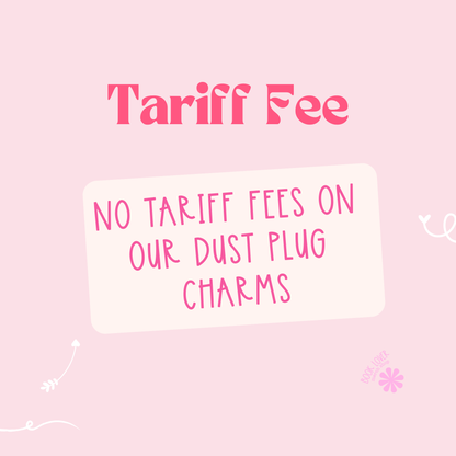USB-C Dust Plug Charm – Good Girl Dark Romance Heart