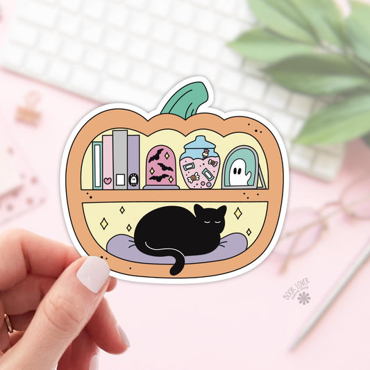Halloween Pumpkin Shelf Stickers / Bookish Stickers / Book Lover Gift / Bookish Merch / Kindle Sticker / Smut Reader / Reading Lover