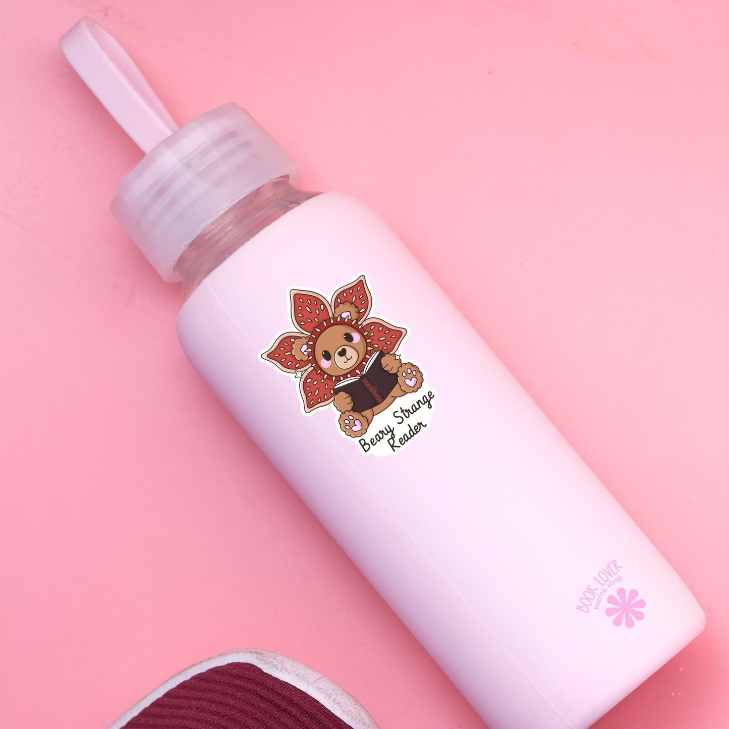 Beary Strange Reader Stickers / Stranger Bookish Stickers / Book Lover Gift / Bookish Merch / Kindle Sticker / Smut Reader / Reading Lover