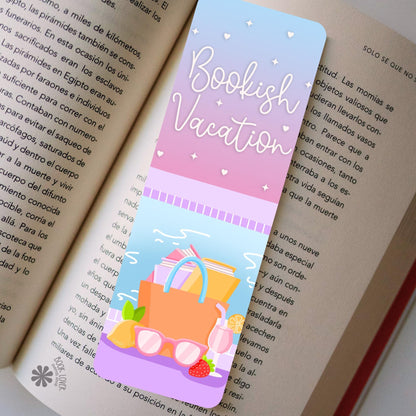 Bookish Vacation Bookmark / Summer Bookish Bookmark / Book Lover Gift / Bookish Merch / Smut Reader / Reading Lover
