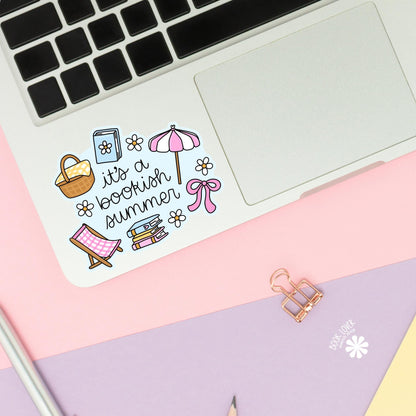 Its A Bookish Summer Stickers / Beach Bookish Stickers / Book Lover Gift / Bookish Merch / Kindle Sticker / Reading Lover / E-Reader