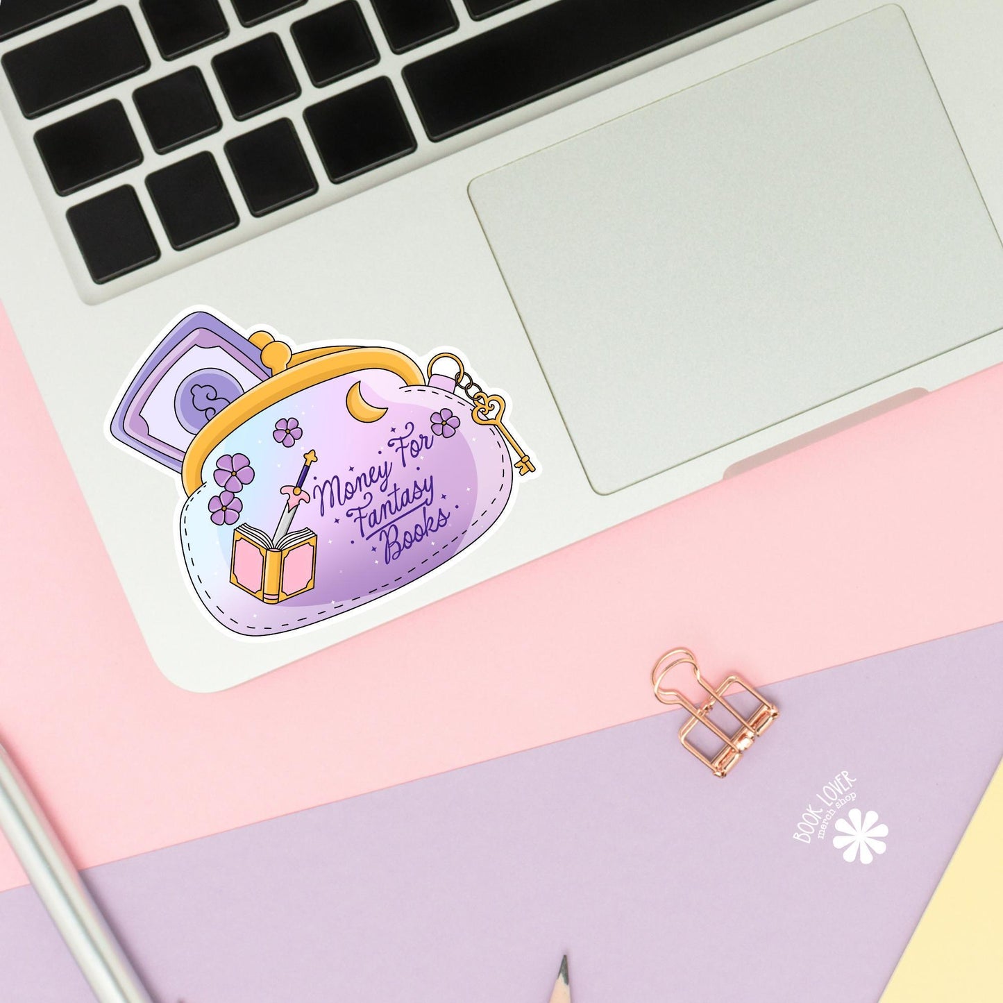 Money for Fantasy Books Stickers / Bookish Stickers / Book Lover Gift / Bookish Merch / Kindle Sticker / Dragon Reader / Reading Lover