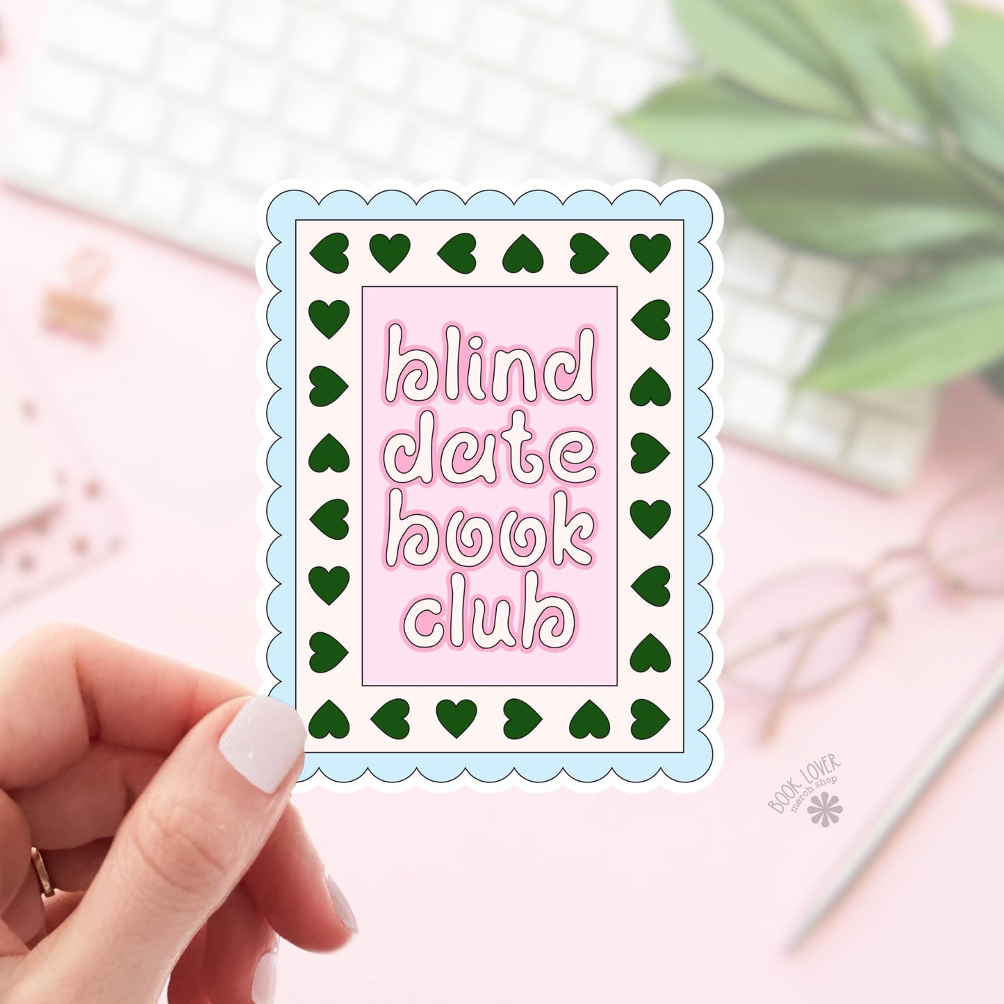 Blind Date Book Club Stickers / Bookish Stickers / Book Lover Gift / Bookish Merch / Kindle Sticker / Smut Reader / Reading Lover / E-Reader