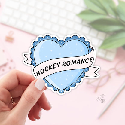 Hockey Romance Stickers / Bookish Heart Stickers / Book Lover Gift / Bookish Merch / Kindle Sticker / Duel Reader / Reading Lover / E-Reader