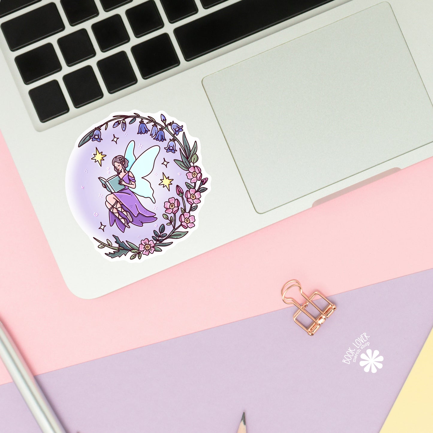 Purple Fairy Tale Bookish Sticker | Fantasy Gift | Kindle Decal