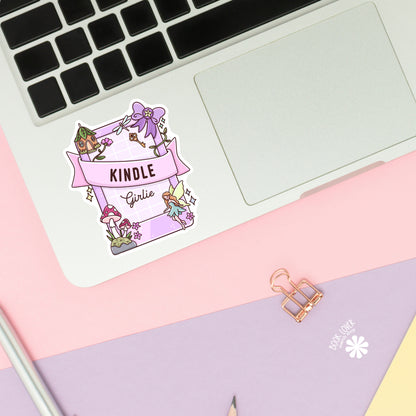 Fairy Tale Kindle Sticker | Girlie Bookish | Fantasy Reader Gift