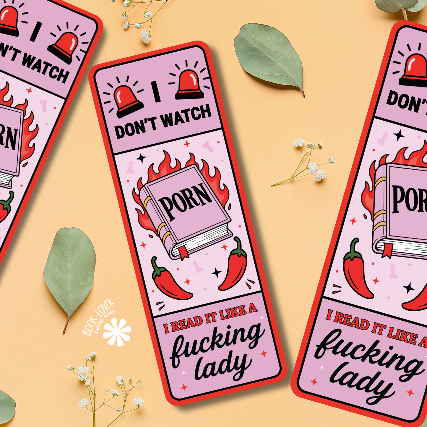 Spicy Book Bookmark - I Read It Like a Lady