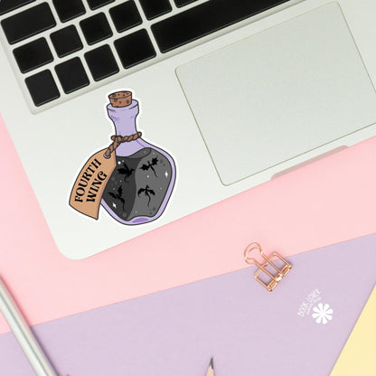 Fourth Wing Potion Stickers / Bookish Stickers / Book Lover Gift / Bookish Merch / Kindle Sticker / Smut Reader / Reading Lover / E-Reader