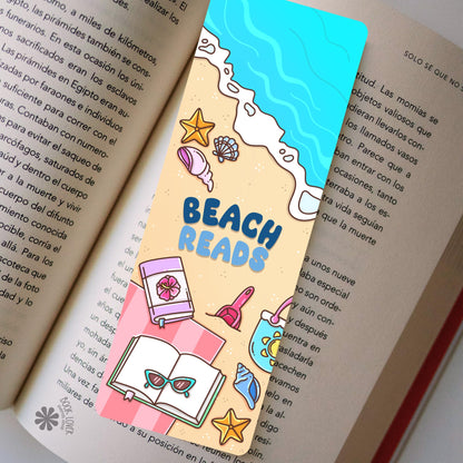Beach Reads Bookmark / Summer Bookish Bookmark / Book Lover Gift / Bookish Merch / Reading Lover