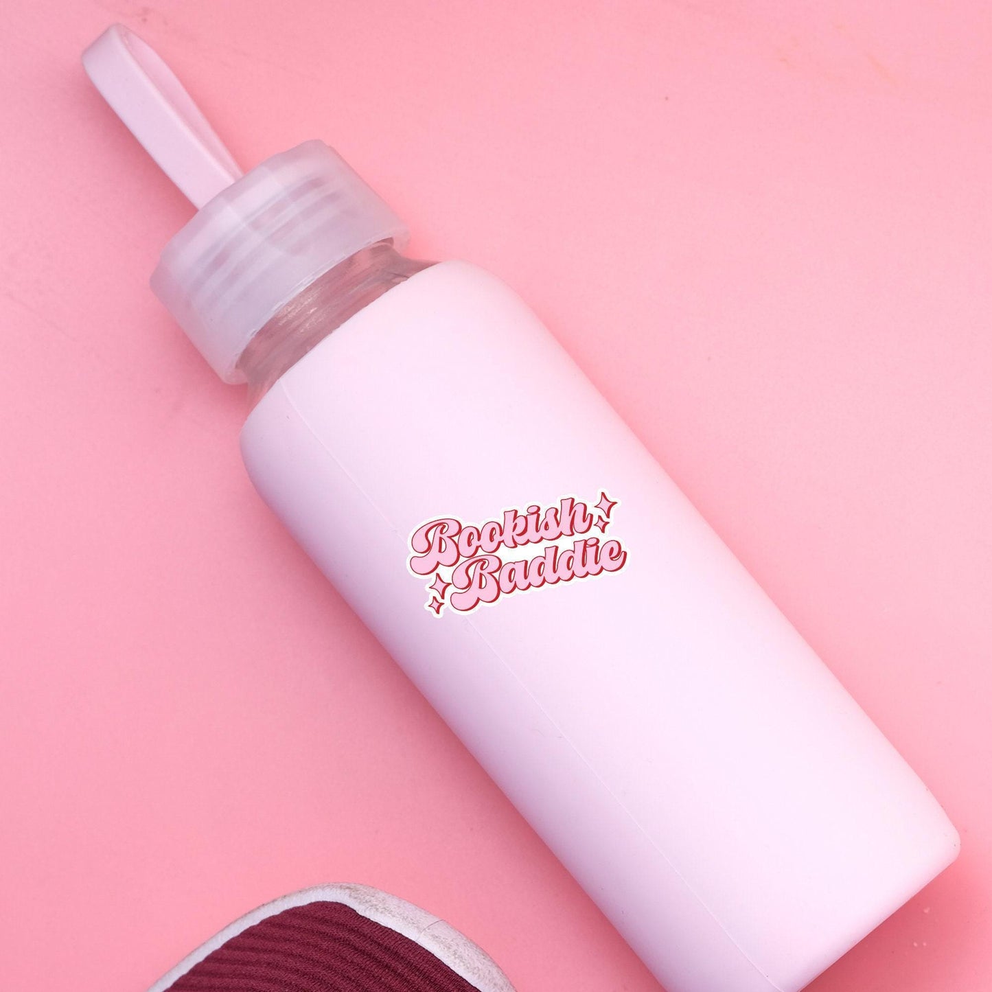 Bookish Baddie Sticker / Bookish Stickers / Book Lover Gift / Bookish Merch / Kindle Sticker / Smut Reader / Reading Lover / E-Reader