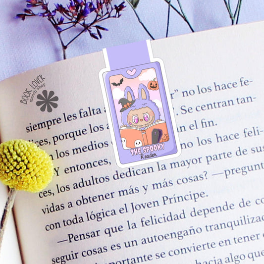 The Spooky Reader Magnetic Bookmark / Halloween Tarot Card Trinket Magnetic Bookmark / Book Lover Gift / Bookish Merch / Reading Lover
