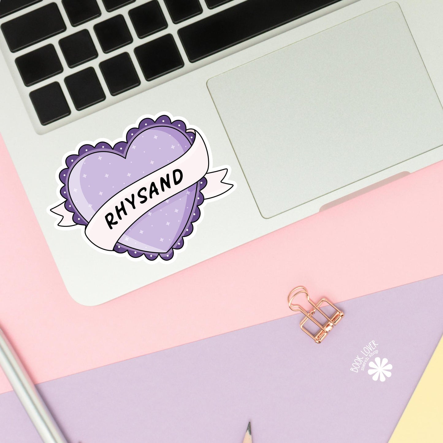 Rhysand Stickers / ACOTAR / Bookish Stickers / Book Lover Gift / Bookish Merch / Kindle Sticker / Romantasy Reader / Reading Lover