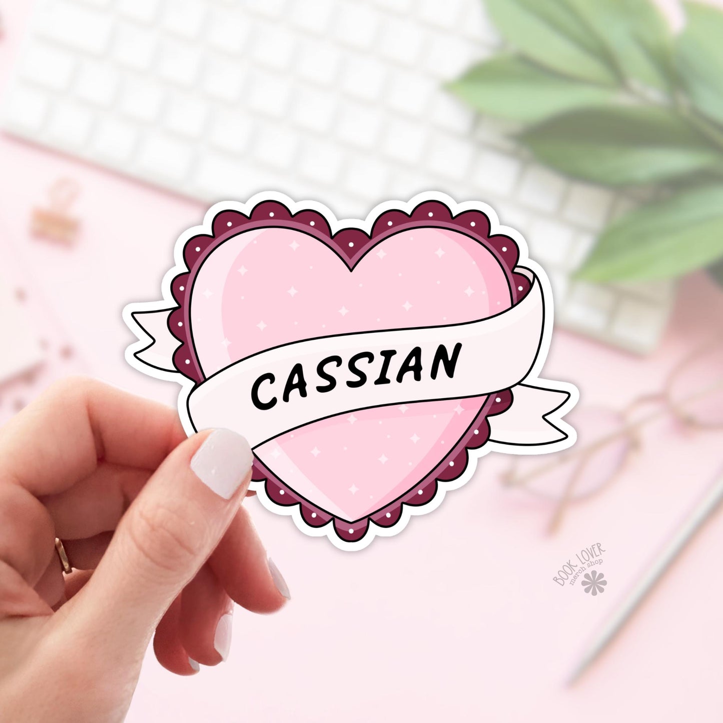 Cassian Stickers / ACOTAR / Bookish Stickers / Book Lover Gift / Bookish Merch / Kindle Sticker / Romantasy Reader / Reading Lover