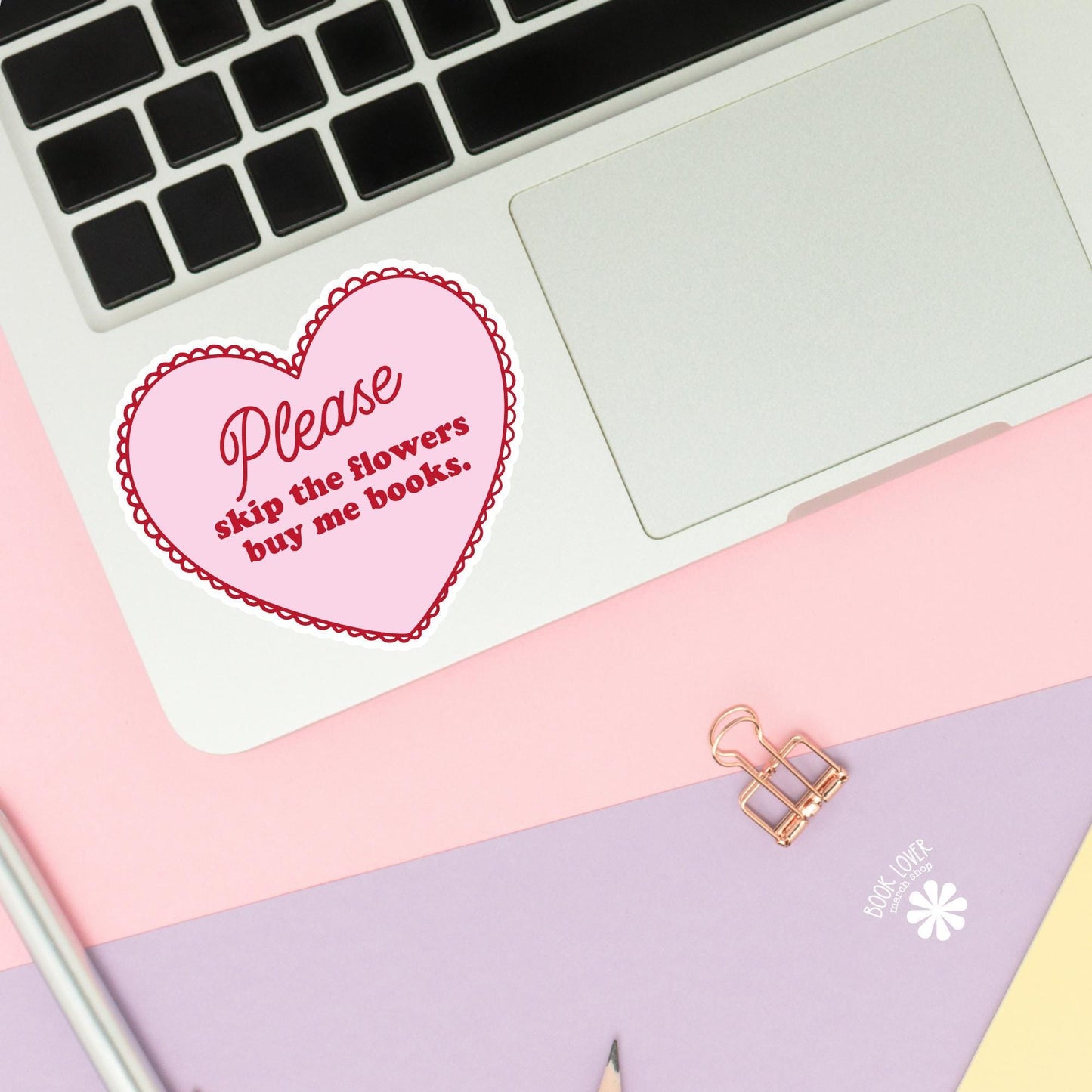 Please Skip The Flowers Buy Me Books Stickers / Bookish Stickers / Book Lover Gift / Bookish Merch / Kindle Sticker / Smut Reader