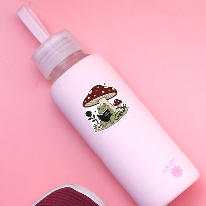 Dark Romance Frog vinyl sticker - Kindle decal for readers