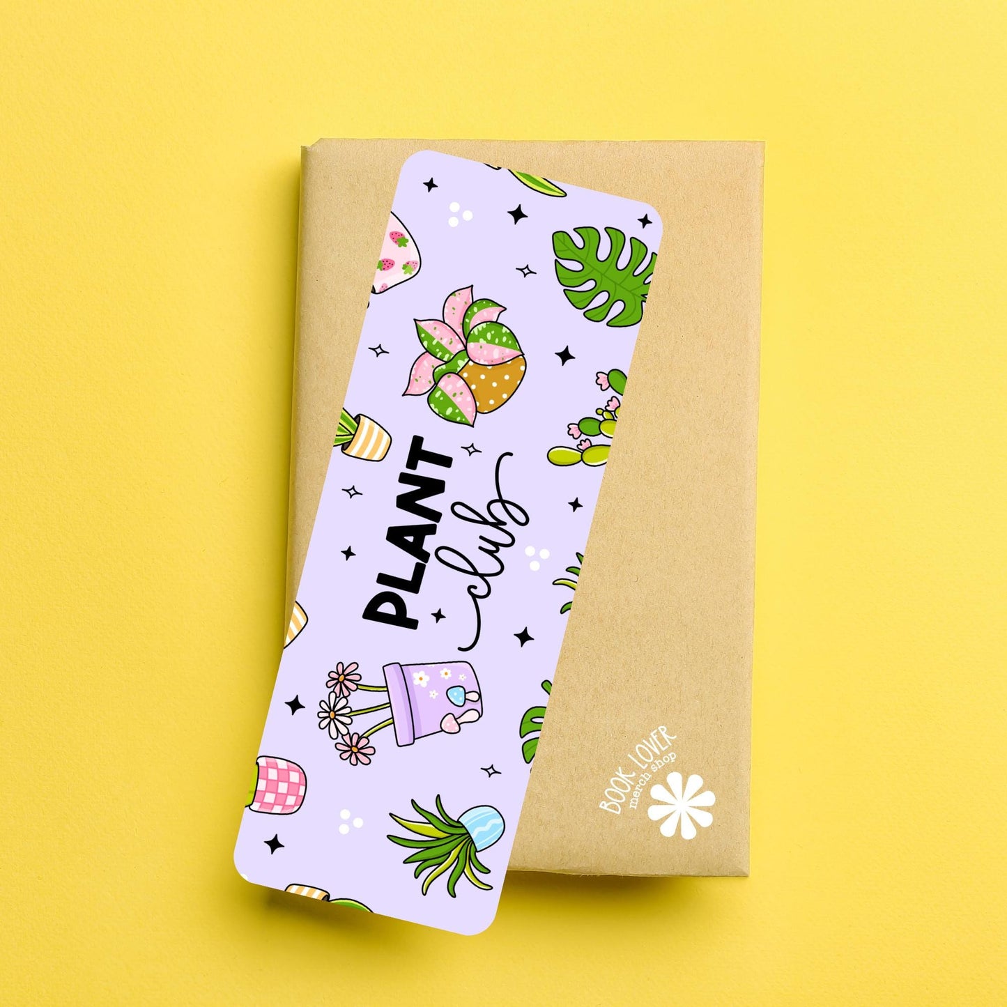 Plant Club Bookmark / Monstera Bookish Bookmark / Book Lover Gift / Bookish Merch / Reading Lover