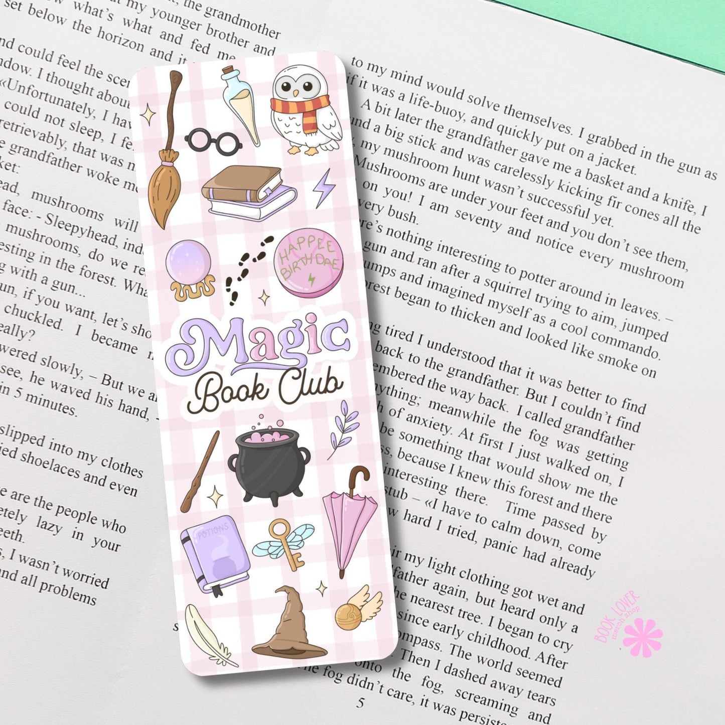 Magic is Real Bookish Bookmark / Magical Bookish Bookmark / Book Lover Gift / Bookish Merch / Smut Reader / Reading Lover