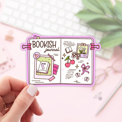Bookish Journal Stickers / Bookish Stickers / Book Lover Gift / Bookish Merch / Kindle Sticker / Romance Reader / Reading Lover / E-Reader