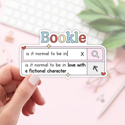 Bookle Fictional Characters Stickers / Bookish Stickers / Book Lover Gift / Bookish Merch / Kindle Sticker / Smut Reader / Reading Lover