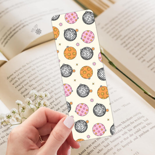 Groovy Christmas Disco Bookmark / Bookish Bookmark / Book Lover Gift / Bookish Merch / Smut Reader / Reading Lover